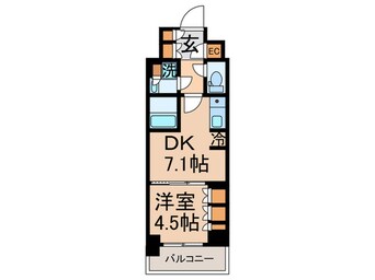 間取図 パークアクシス豊洲キャナル