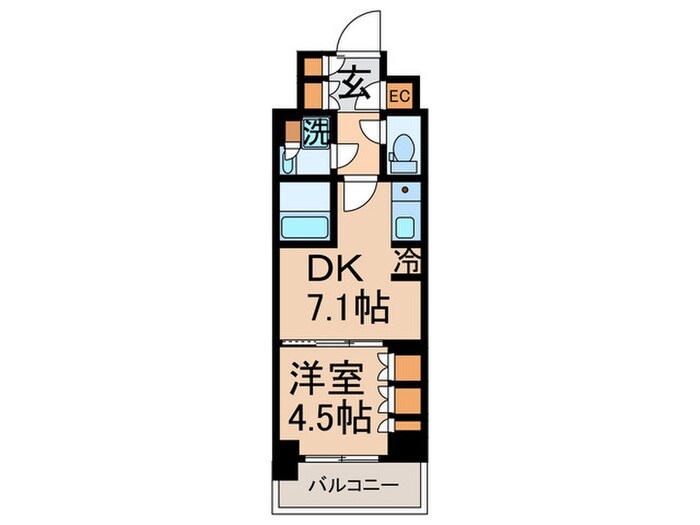 間取り図 パークアクシス豊洲キャナル