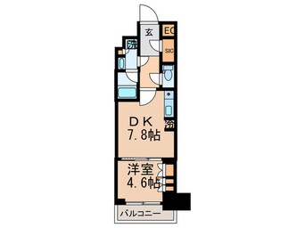 間取図 パークアクシス豊洲キャナル