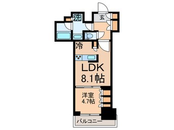 間取図 パークアクシス豊洲キャナル