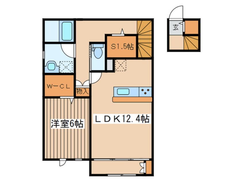 間取図 メゾン　リエール