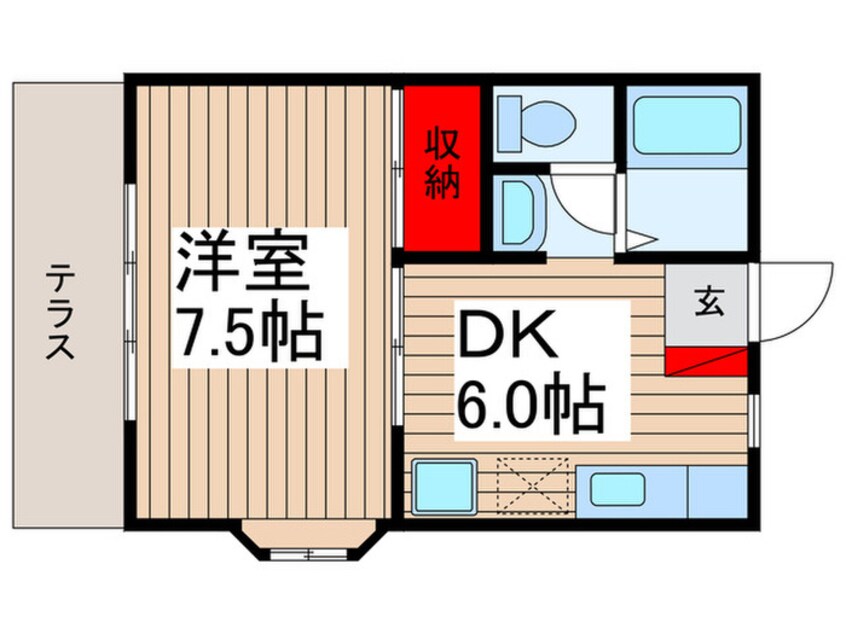 間取図 わたなべハイツ