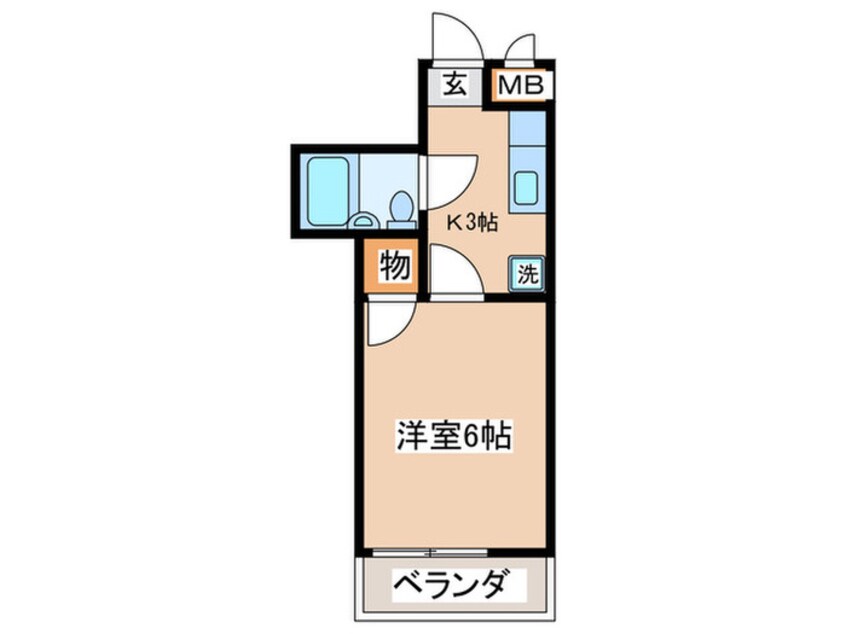 間取図 グリーンシャトー３