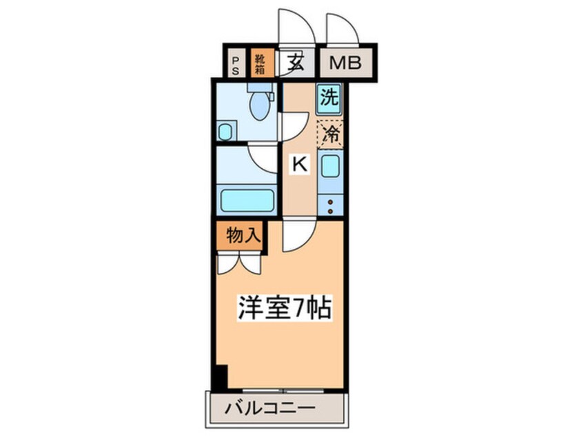 間取図 西池袋レジデンス（411）