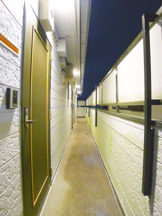 エントランス部分 グリ－ンヒルハイツ