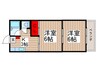 プルミエ－ルマンション 2Kの間取り