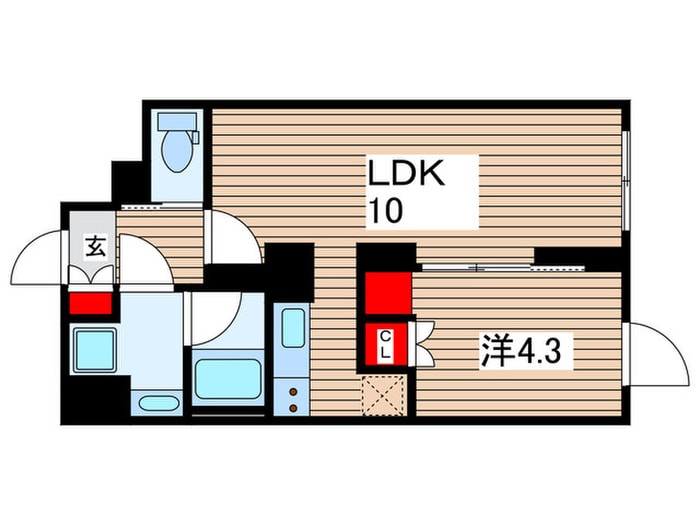 間取り図 ウェルスクエア森下Ⅱ