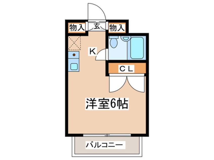 間取図 ﾘｳﾞｨｴｰﾙ鶴牧