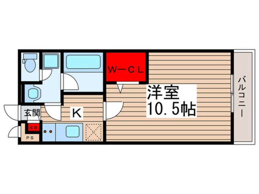 間取図 リブリ・Y．T常盤平