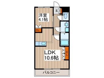 間取図 メゾンボヌールD