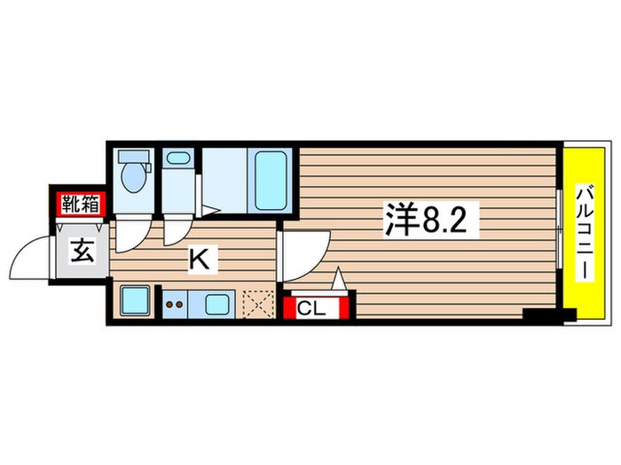 間取り図 MAXIV西大島(503)