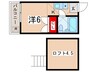 ティモス百合ヶ丘Ａ 1Kの間取り