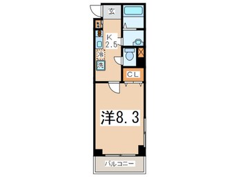 間取図 アンプル－ル　ベトン　相武台