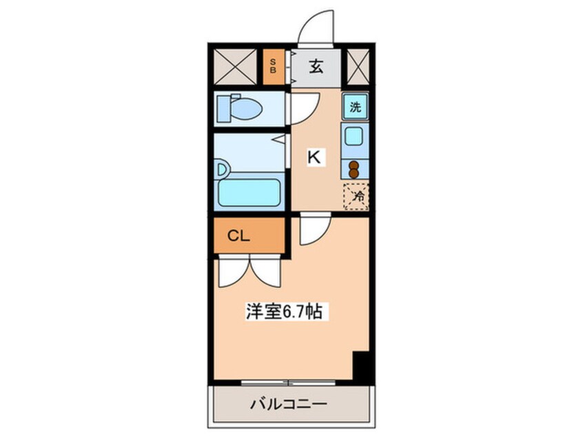 間取図 カスタリア要町
