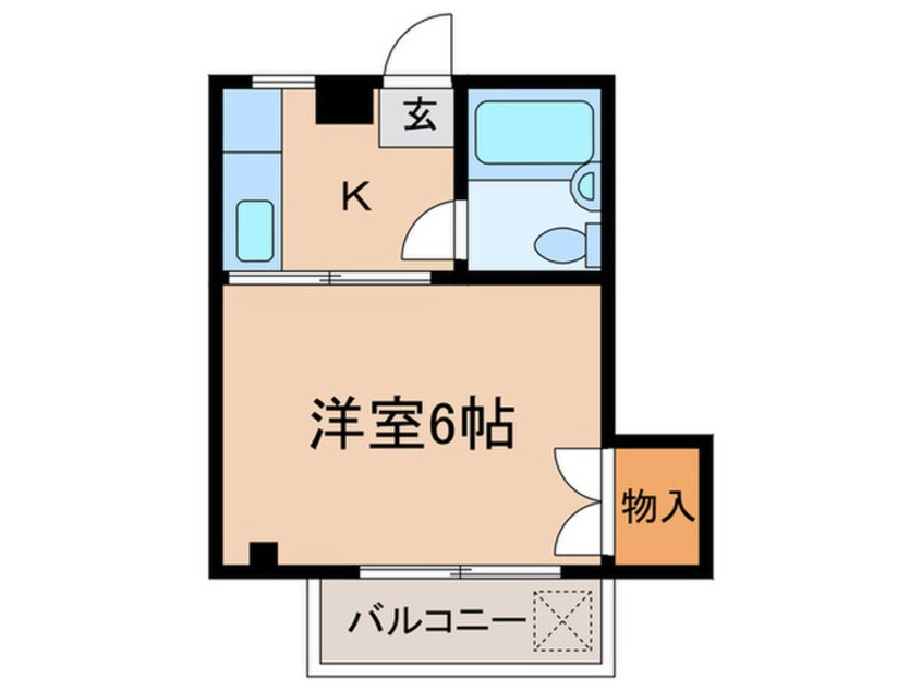 間取図 コーポシバタ