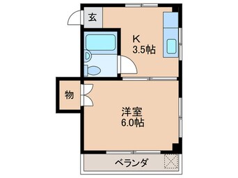 間取図 コーポシバタ