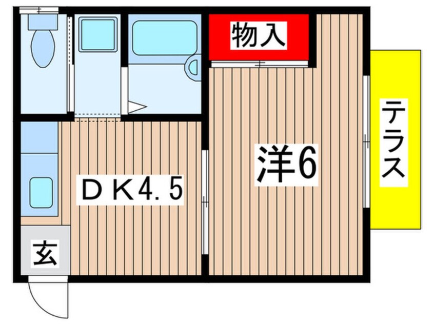 間取図 アスカハイツ