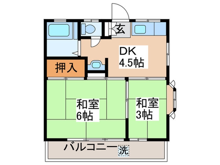 間取り図 Ｆパレス
