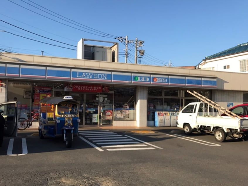 ローソン杉並成田西三丁目店(コンビニ)まで300m Ｆパレス