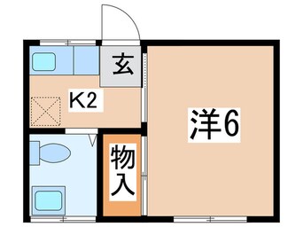 間取図 Ｋハイツ２号棟