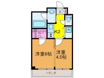 間取図 ラフィネ小竹向原