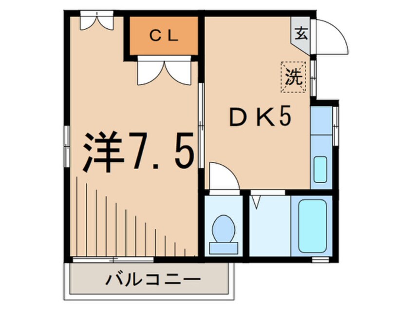 間取図 東雪谷フォ－ブルハウス