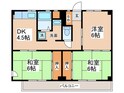ビレッジハウス川井宿2号棟の間取図