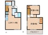 Kissio 2LDKの間取り
