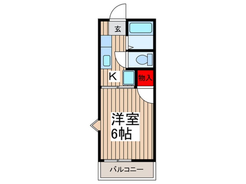 間取図 ベルゾーネ聖香Ⅲ