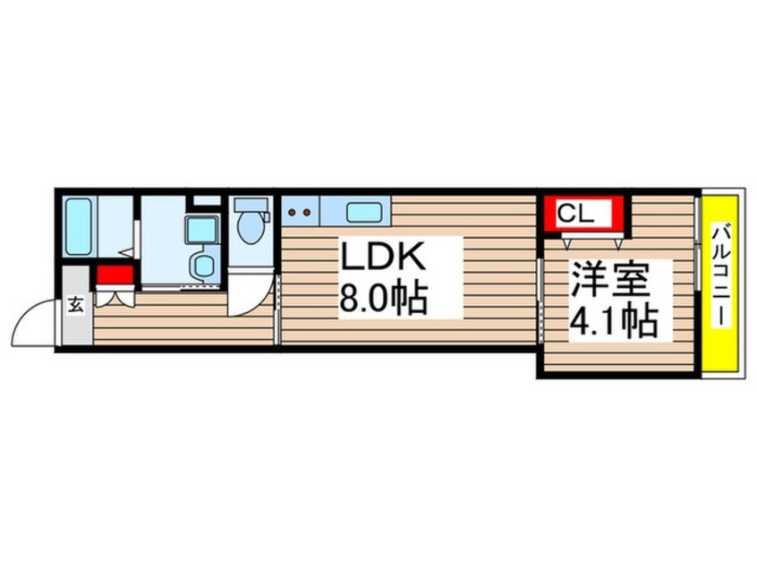 間取図 ペルル穴川