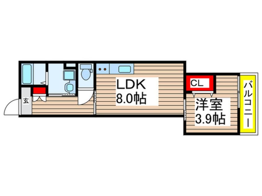 間取図 ペルル穴川