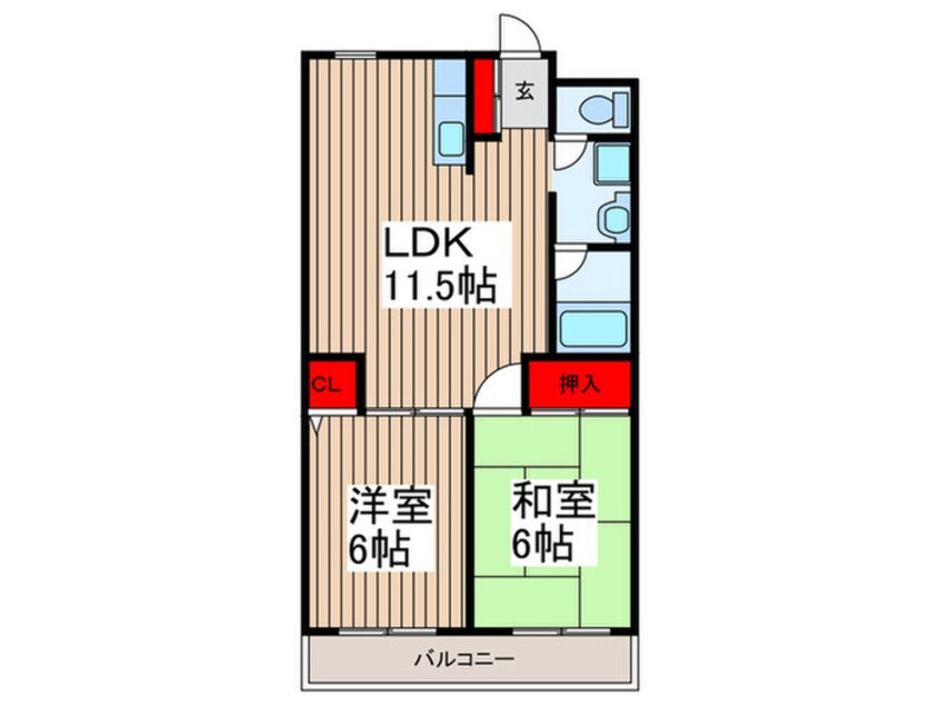 間取図 仮)ソシア藤沢