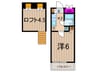 シティプラザ溝の口 1Kの間取り