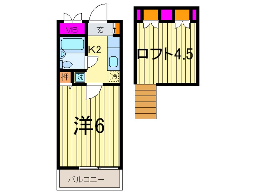 間取図 シティプラザ溝の口