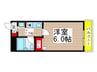 ガ－デンヒルズ中山 1Kの間取り