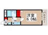 ガ－デンヒルズ中山 1Kの間取り