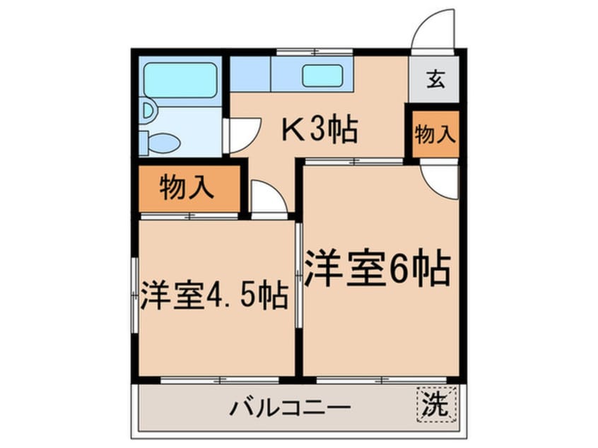 間取図 フジタコ－ポラス