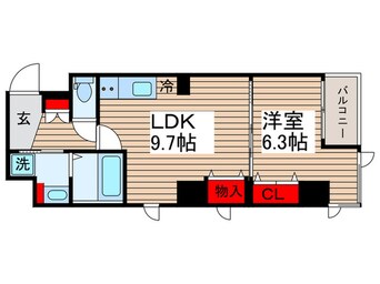 間取図 エムズサニーパレス月島