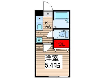 間取図 アリサンドラ北小岩