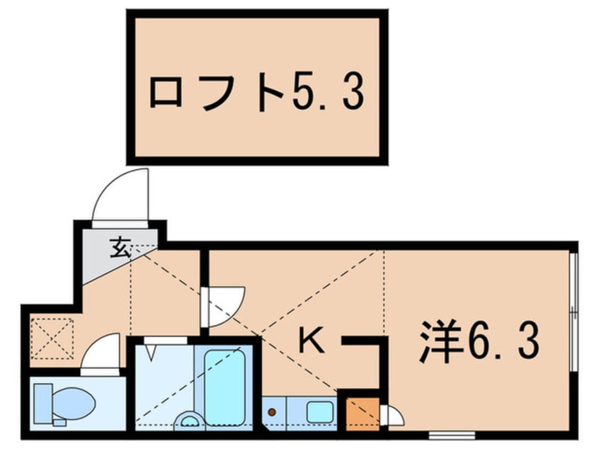 間取図 ユーリス富士見台