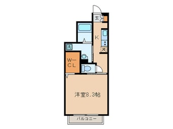 間取図 ロンサールB棟