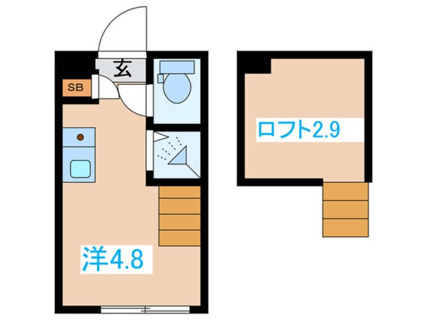 間取図 ハーモニーテラス下高井戸V