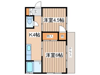 間取図 桜井アパ－ト