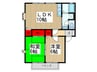 アメニティⅡ番館 2LDKの間取り
