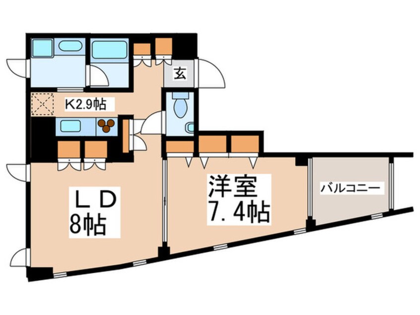 間取図 アーバネックス市谷柳町