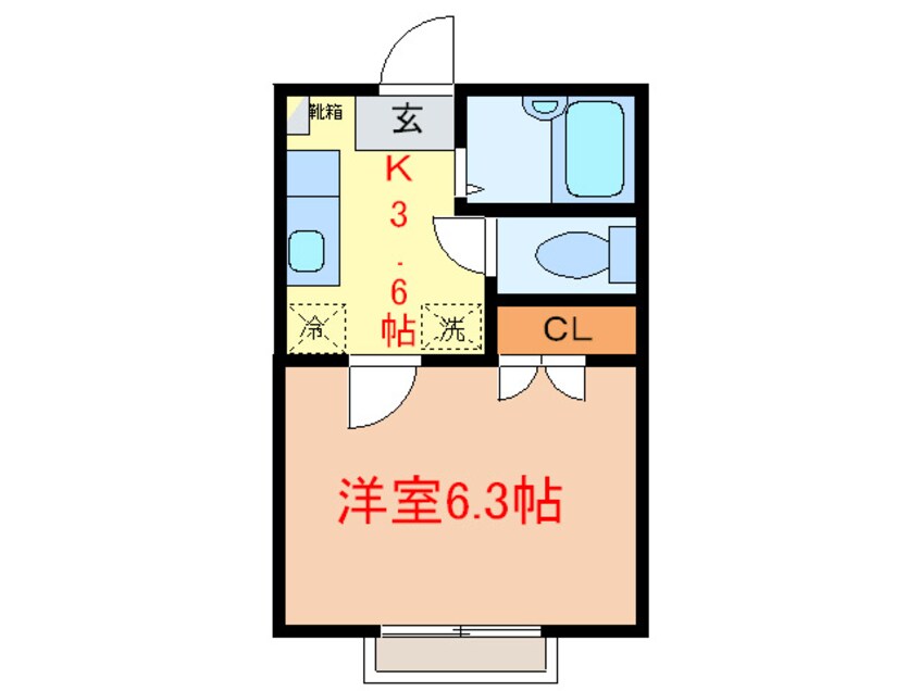 間取図 ロク・ハウスⅠ