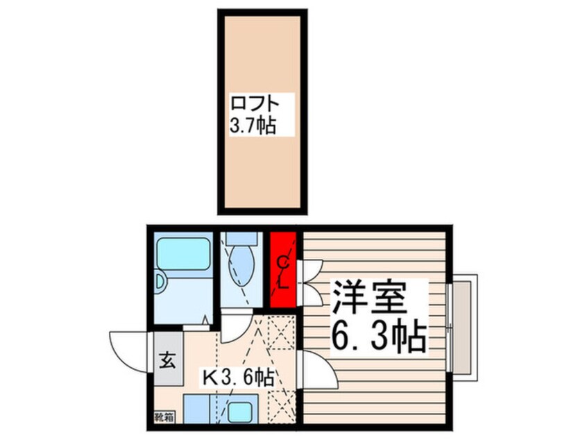 間取図 ロク・ハウスⅠ