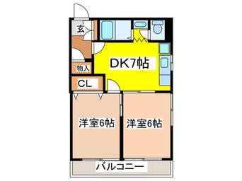 間取図 グリ－ンカルチュア山新