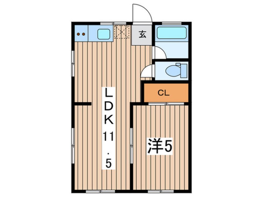 間取図 アットヒガリン