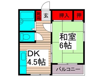 間取図 第２シンコウハイツ